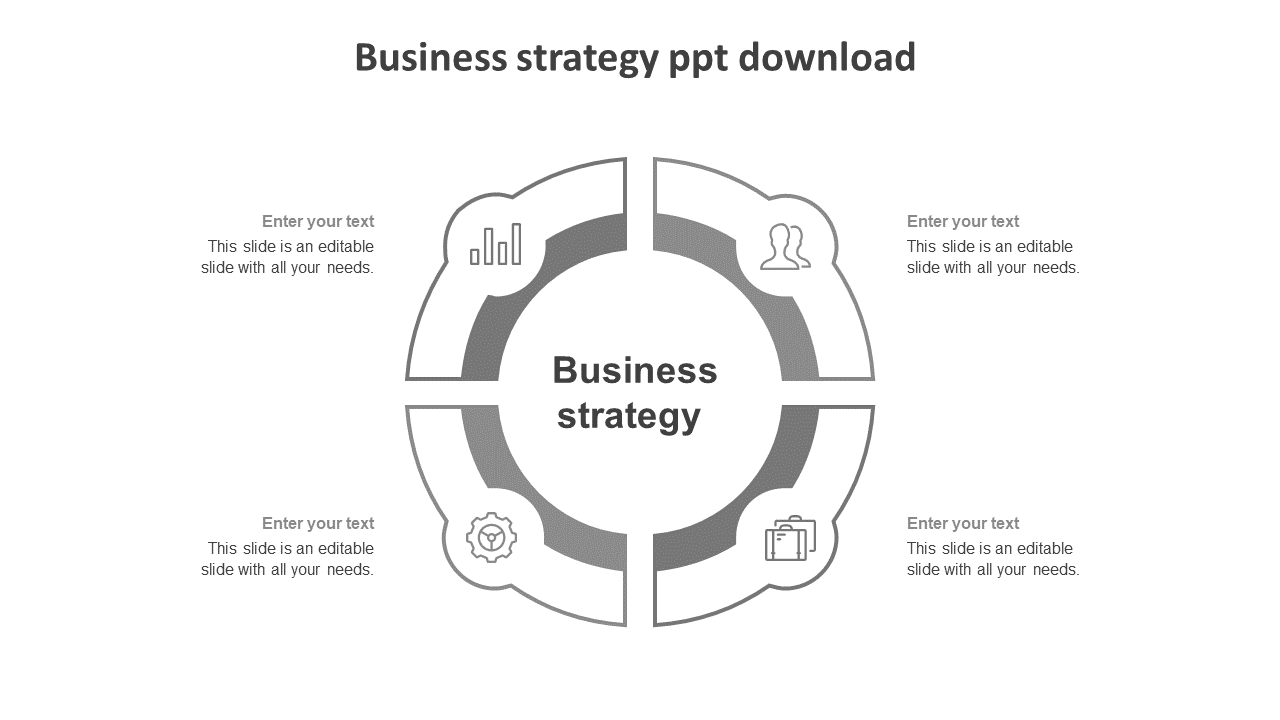 Free - Our Predesigned Business Strategy PPT Download